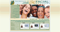 Desktop Screenshot of jawandfacialsurgery.com